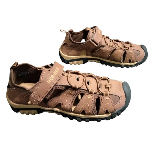 Hobibear Boys Waterproof Outdoor Sandals Size 7 Adjustable Hook & Loop Closure - Picture 6 of 12
